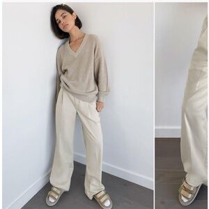 Aritzia TNA Crawford Pants - Tan Khaki - 4